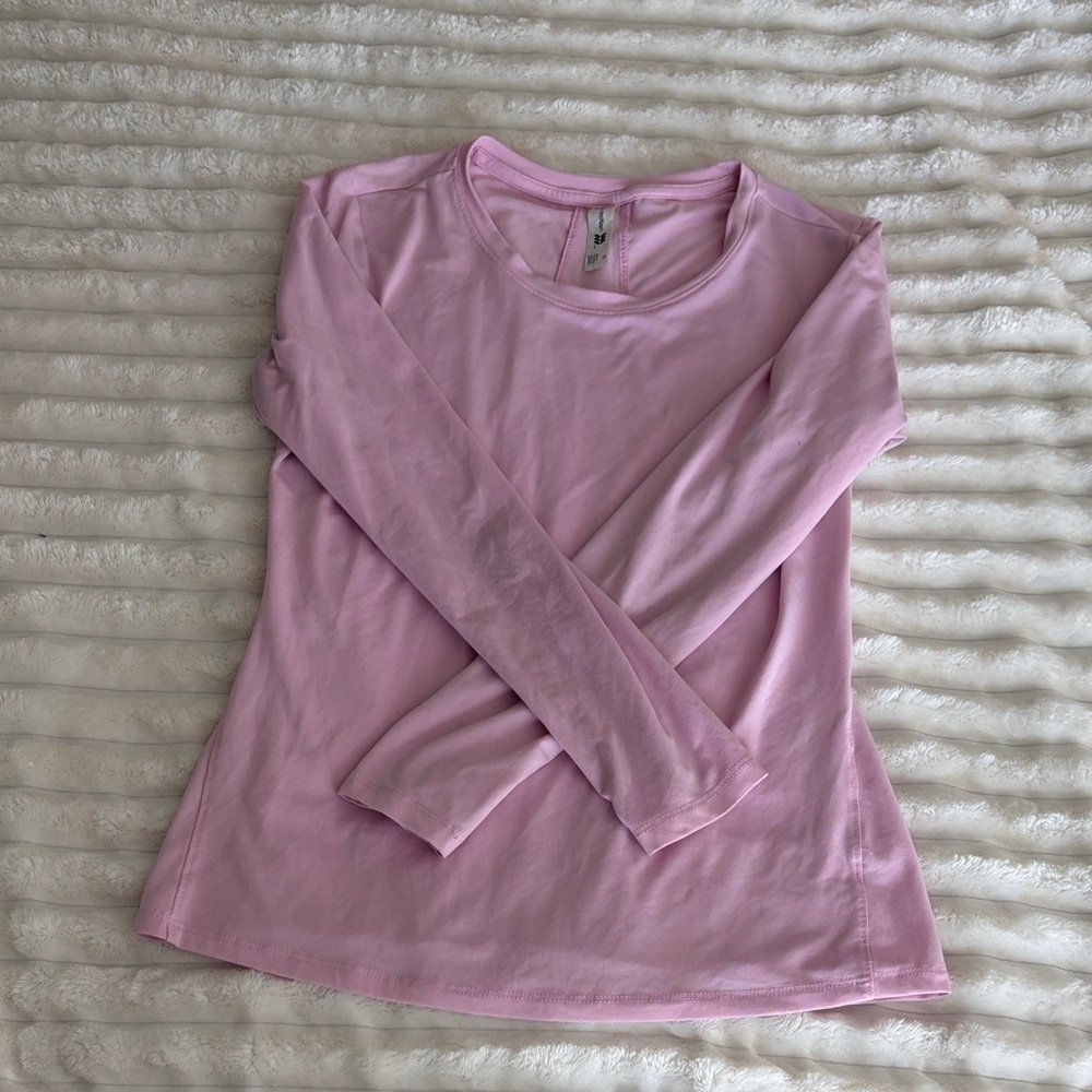 All in Motion Light Pink Long Sleeve Tee